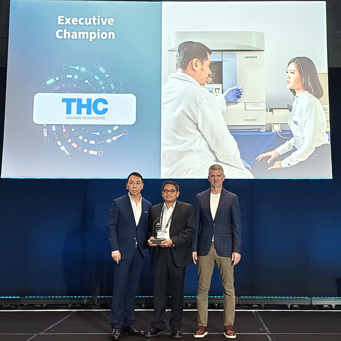🏅 February 2025 – Client Tawada Healthcare (THC Group) received the Executive Champion Award at Epicor Asia Connect 2025 in Kuala Lumpur, Malaysia.